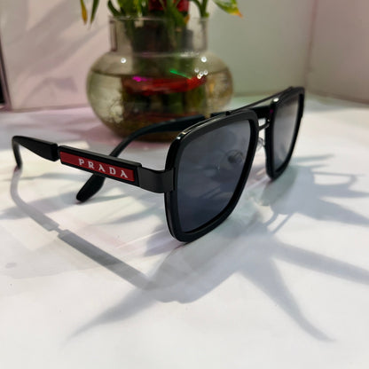 Arp Black Frame Black Shade Heavy Quality Sunglass 880795216142