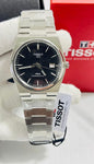 SIT TIS Grid Black Dial Silver Chain Premium Quality Men’s Watch 901610