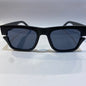 TID Matte Black Frame Black Shade Unisex Sunglasses 98245 56 18 145