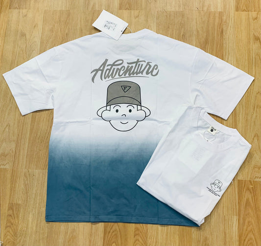 WEAR White Colour With Back Print Premium Oversized Tshirt 88670