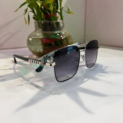 Rub Silver Frame Black Shade Heavy Quality Sunglass 51645617132