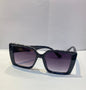 AHC Black Frame Brown Shade Unisex Sunglasses 5501 55 18-143