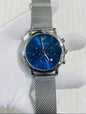 Mra Silver Chain Blue Dial Men Watch 990357