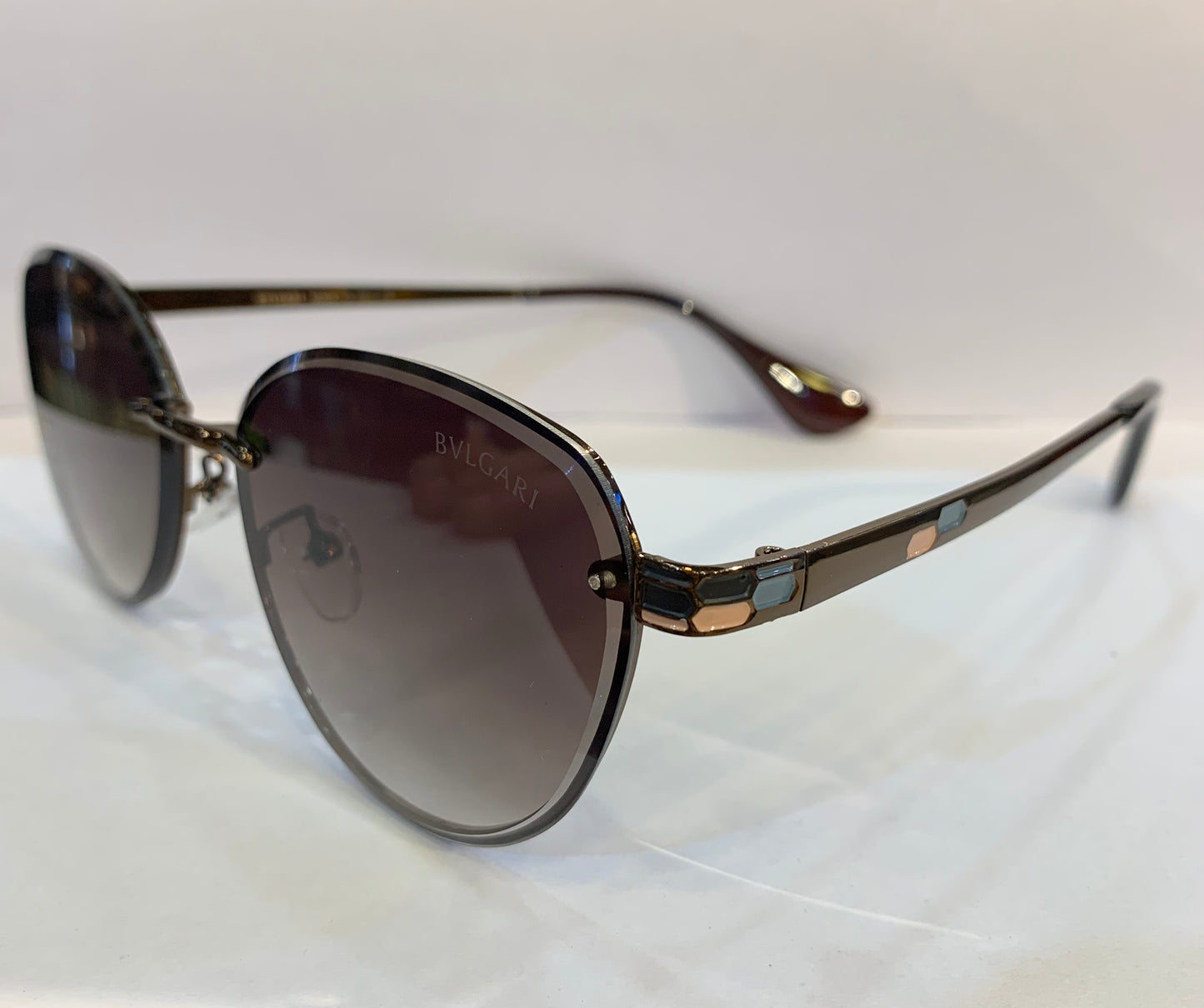 LVB Copper Frame Brown Shade Unisex Premium Quality Sunglass 2506 53 17-148