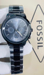 Sof Black Chain Black Dial Chronograph Working Men Watch 990027