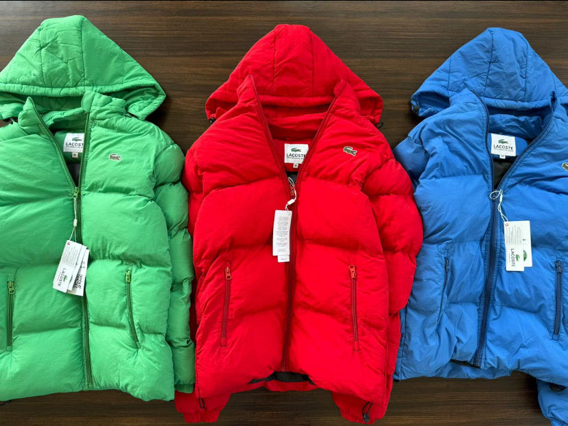 CAL Green Colour Zip Puffer Jacket 80895