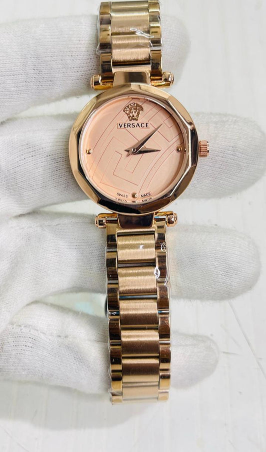 Rev Copper Chain Orange Dial Ladies Chain Watch 990399