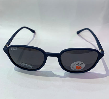 YAR Navy Blue Matte Frame Black Shade Unisex Premium Quality Sunglass RB4342 51 21-134