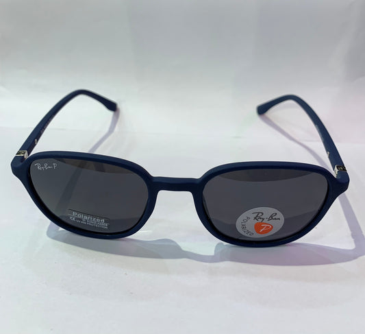 YAR Navy Blue Matte Frame Black Shade Unisex Premium Quality Sunglass RB4342 51 21-134