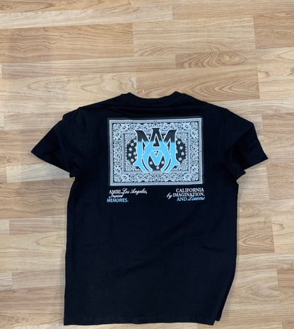 IMA Black Colour Back Print Premium Quality Half Sleeve Tshirt 636101