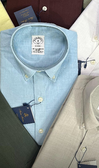 Roobs Brother Blue Linen Shirt H90006