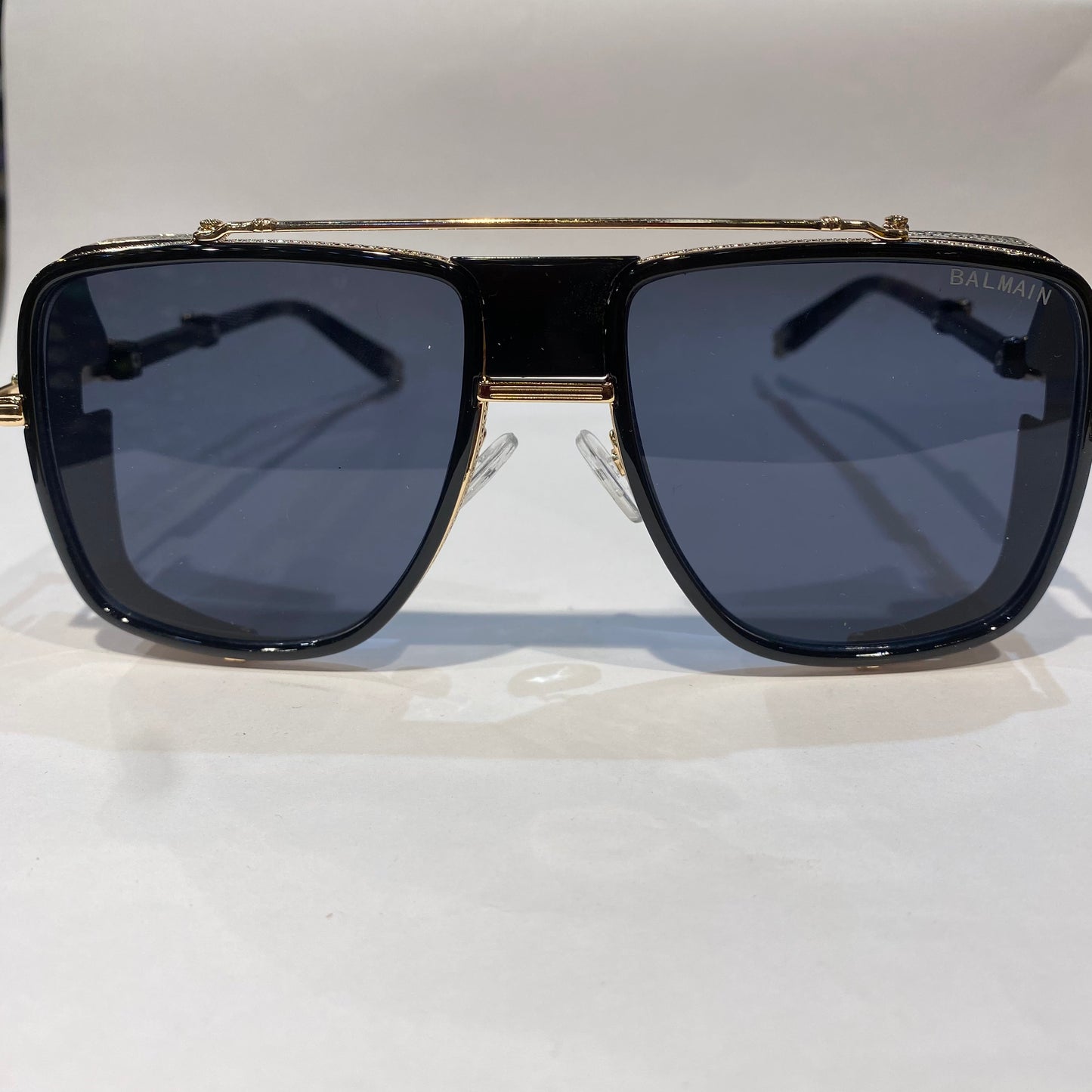 LAB Copper Black Frame Black Shade Unisex Sunglasses BPS 104C59
