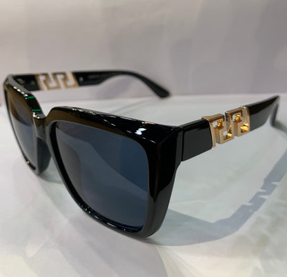 REV Black Frame Black Shade Premium Quality Unisex Sunglass 3385 C3 54 19-143