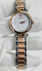 Rev Silver Copper Chain White Dial Ladies Watch 901318