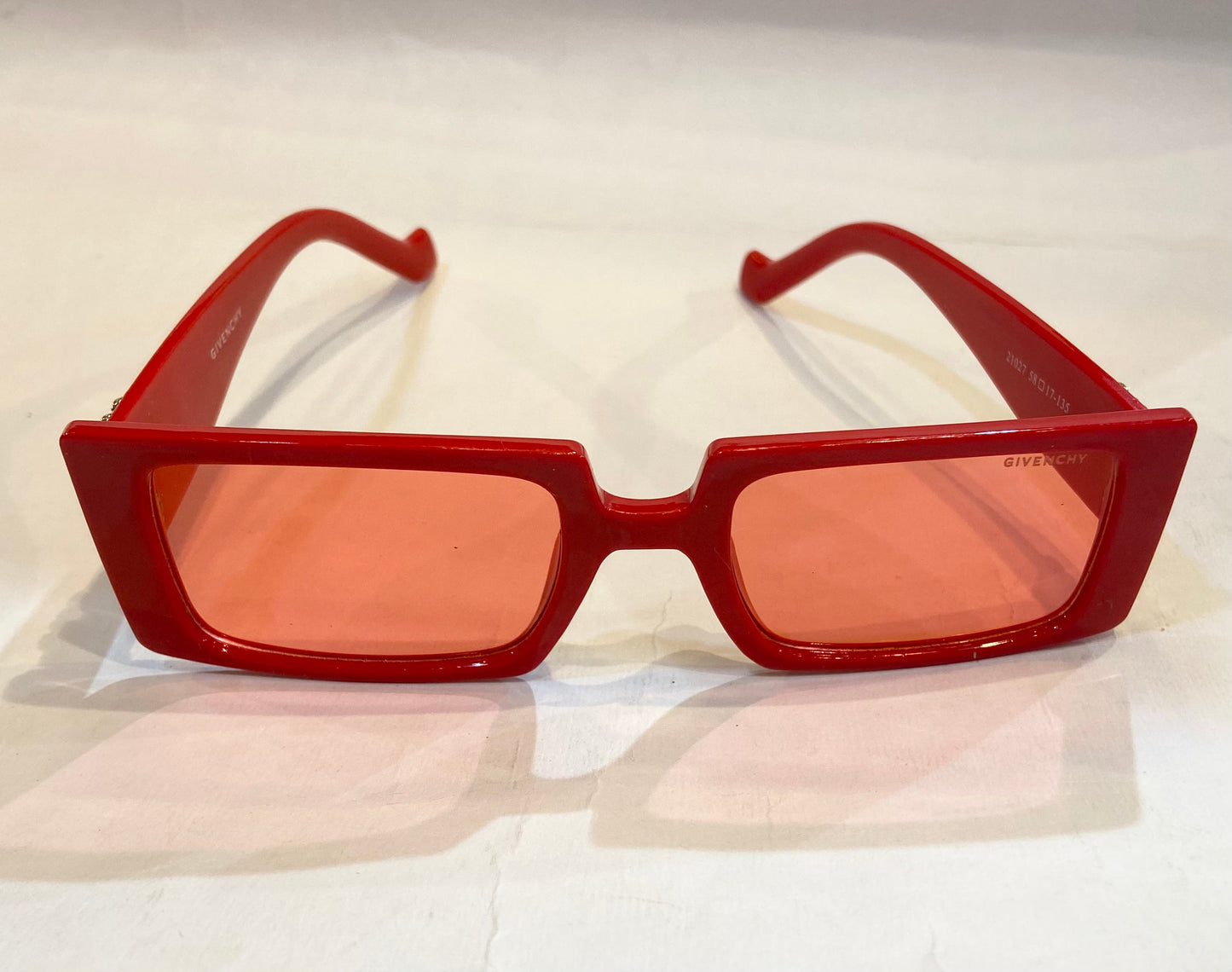 VIG Red Frame Red Shade Sunglass 21027 58 17-135
