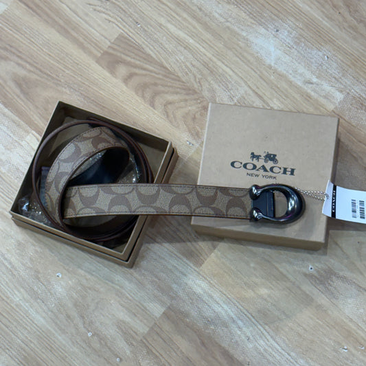 AOC Brown Colour With Graise Black Glossy Buckle Men’s Belt H3004