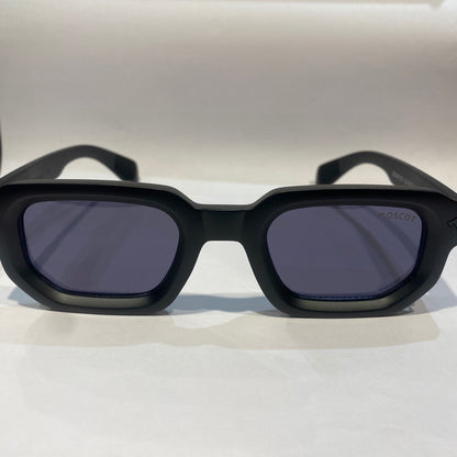 SOM Matte Black Frame Black Shade Unisex Sunglasses 98155 52 17 142