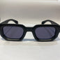 SOM Matte Black Frame Black Shade Unisex Sunglasses 98155 52 17 142