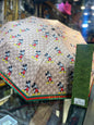 Cug Peach Colour Red Green Strip Mick Mouse Printed Imported Quality Umbrella