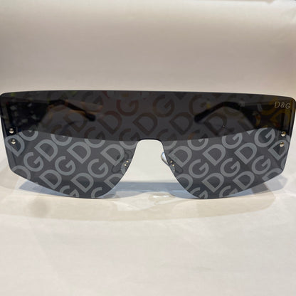 LOD Frameless Black Printed Shade Black Stick Unisex Sunglasses 98231 54 17 143