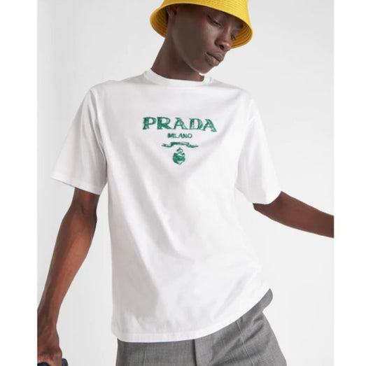 ARP White Colour With ARP Embroidery Premium Quality Heavy Cotton Fabric Tshirt 81090
