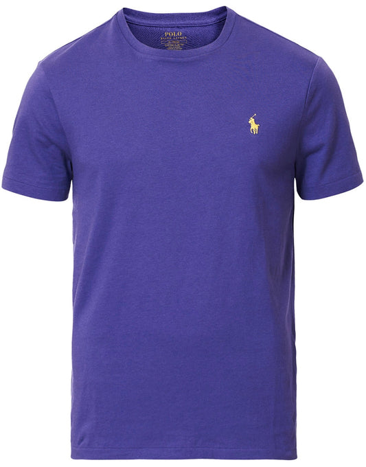 LOP Dark Purple Colour Plain Single Logo Premium Quality Tshirt 88820