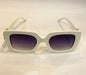 RUB White Frame Purple Shade Sunglass 21003 56 18-141