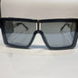 LAB Black Silver Frame Trancy Shade Unisex Sunglasses BPS 107F