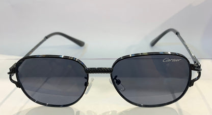 RAC Black Frame Black Shade Premium Quality Unisex Sunglass 2538 50 25-143