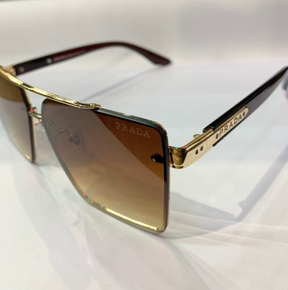 ARP Golden Brown Frame Brown Shade Sunglass 22415 60 14 140