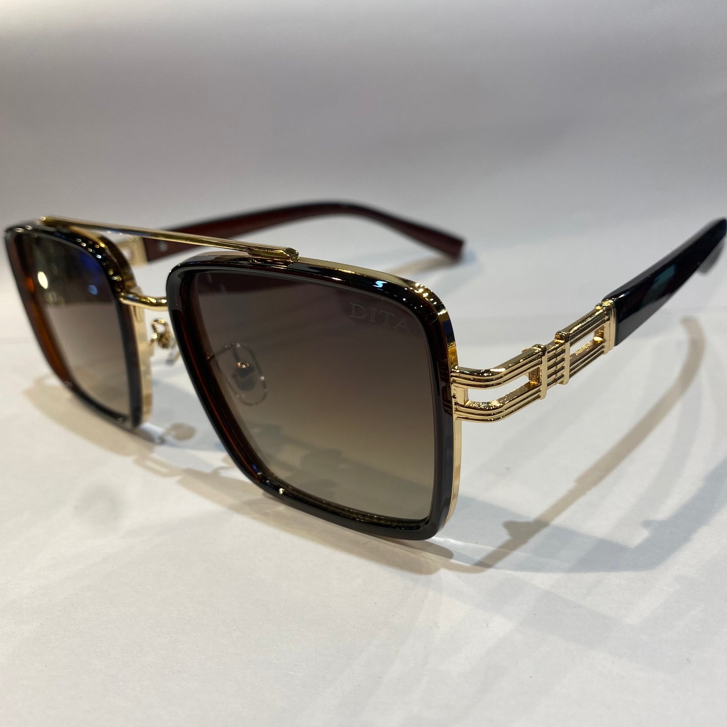 TID Copper Brown Frame Brown Shade Unisex Sunglasses 5G130 51 18 151