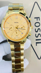 Sof Golden Chain Golden Dial Chronograph Working Men Watch 990033