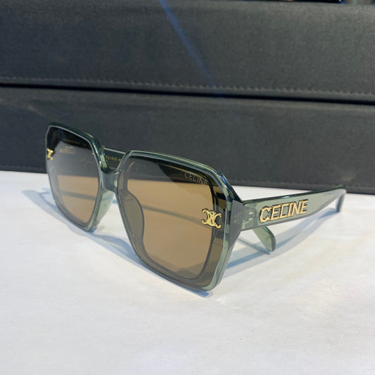 Lec Green Transi Frame Brown Shade Unisex Sunglass 6258 66 15 145