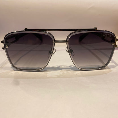 TID Full Black Frame Black Shade Unisex Sunglasses 5G129 50 20 150