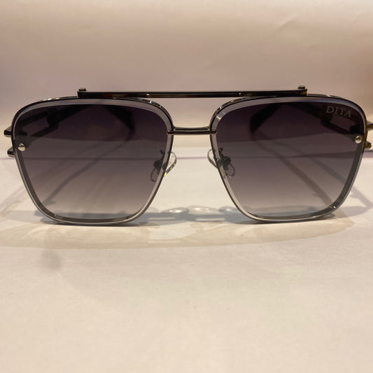 TID Full Black Frame Black Shade Unisex Sunglasses 5G129 50 20 150
