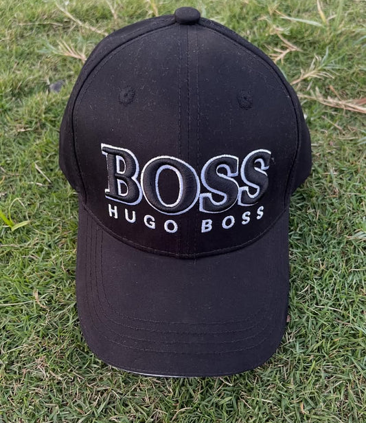 SOB BOS Black Colour White Embroidery Imported Premium Quality Unisex Cap 989514