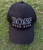 SOB BOS Black Colour White Embroidery Imported Premium Quality Unisex Cap 989514