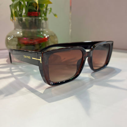 Mot Glossy Brown Frame Brown Shade Heavy Quality Sunglass 61345419143C2