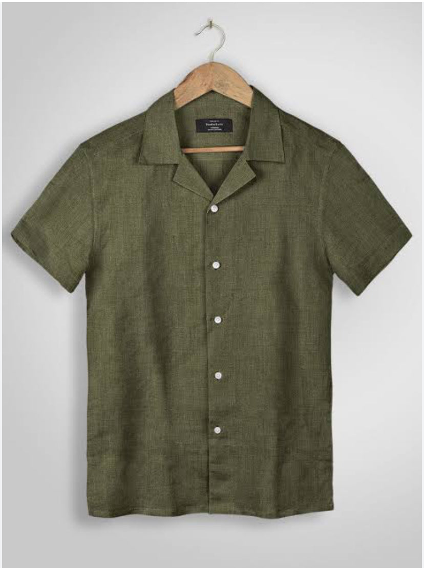 RAZ Shirt Green Colour Back Print G2004
