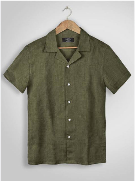 RAZ Shirt Green Colour Back Print G2004