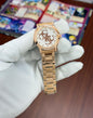 EUG Copper Chain White Dial Ladies Watch 990248