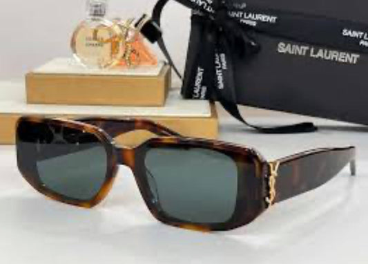 IAS Leopard Print Frame Brown Shade Sunglass 8410 50 21-140