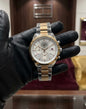 MOT TOM Silver Copper Chain White Dial Chrono Men’s Watch 991403
