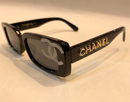 AHC Black Frame Black Shade Unisex Sunglass 71473A S2667 3N S