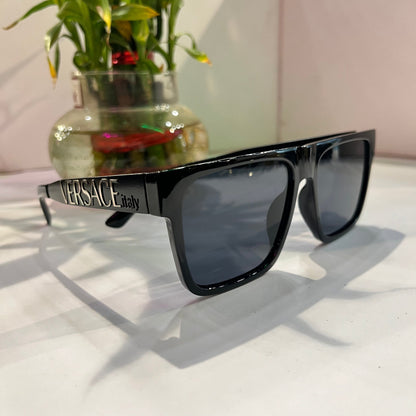 Rev Glossy Black Frame Black Shade Heavy Quality Sunglass 11015718144 ￼ ￼