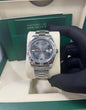 LOR ROL Gray Dial Silver Chain Japanese Automatic Mens Watch 990611