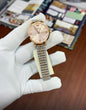 Mra Silver Copper Chain Copper Dial ladies Watch 989565