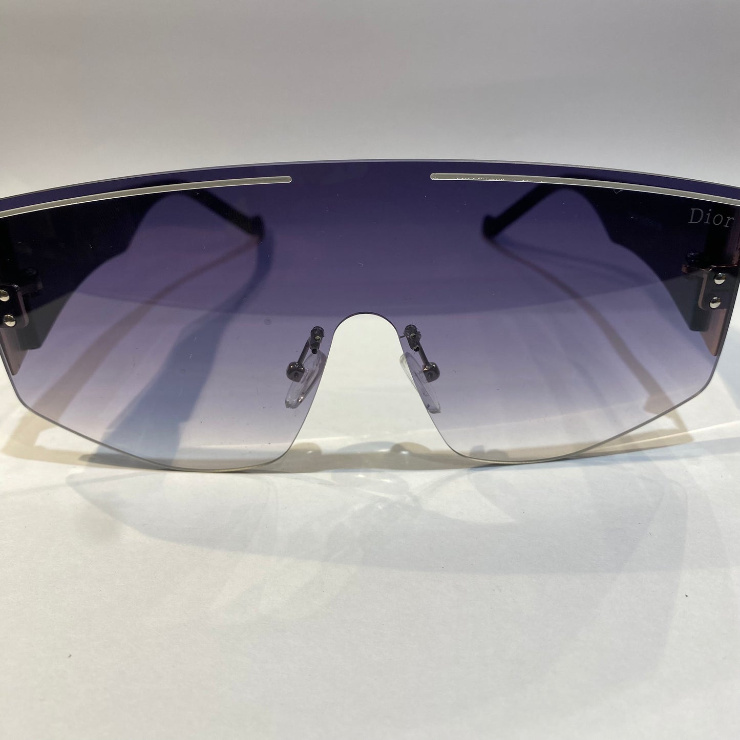 OID Frameless Smoky Black Shade Black Stick Unisex Sunglasses 21038 53 19 138