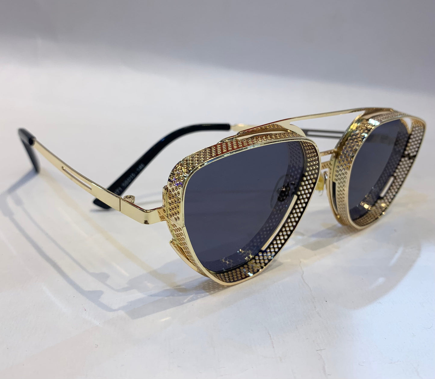 MAR RAM Golden Frame Black Shade Sunglass 2171 56 15-146