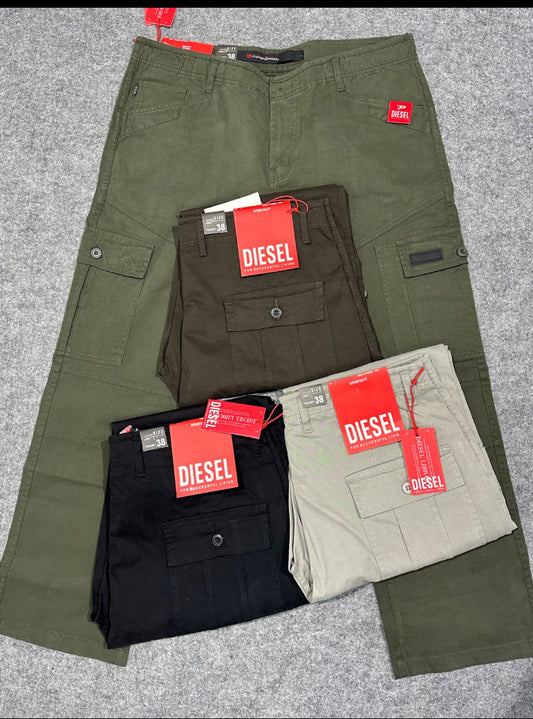 EID Grey  Colour With Four Pocket Premium Quality Cargo Pants 8387